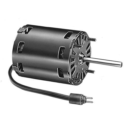 Fasco D1124 3.3" Frame Open Ventilated Shaded Pole Evaporator Coil and Refrigeration Fan Motor with Sleeve Bearing, 1/20HP, 1550rpm, 115V, 60Hz, 2.1 amps, 3" Motor Length Cover