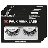 Cocohoney 3D Faux False Mink Eyelashes (5 pairs) - PARTY LOOK | 100% Hand Made | Cruelty Free | Reus