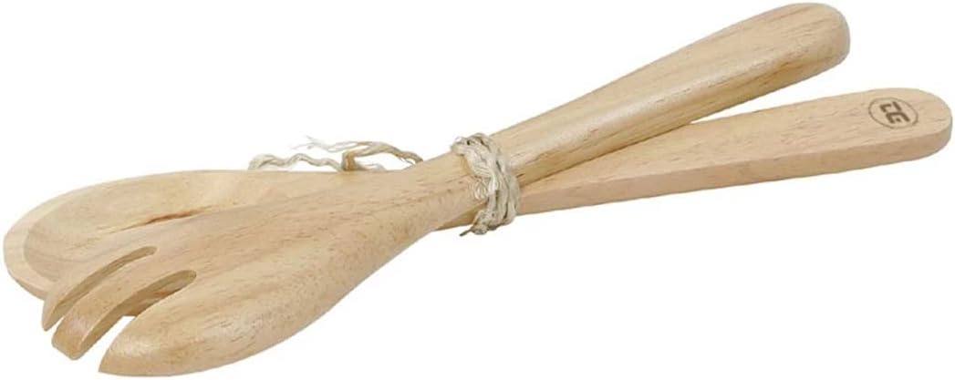 T&G Woodware Salad Servers in HEVEA Size 280x70mm