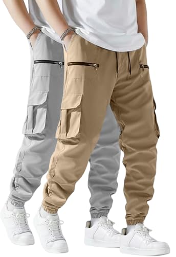 Image of INKKR Men Cargo || Men Zipper Cargo Pants Cotton ||