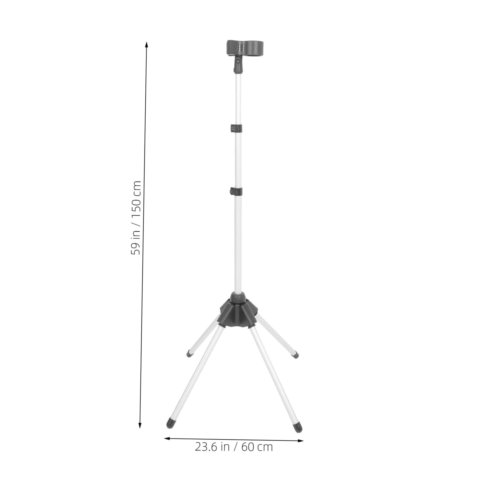 Healeved Haartrocknerständer Verstellbar Faltbar Aluminiumlegierung mit Stabilem Sockel für Zuhause Badezimmer und Mobile Tierpflege