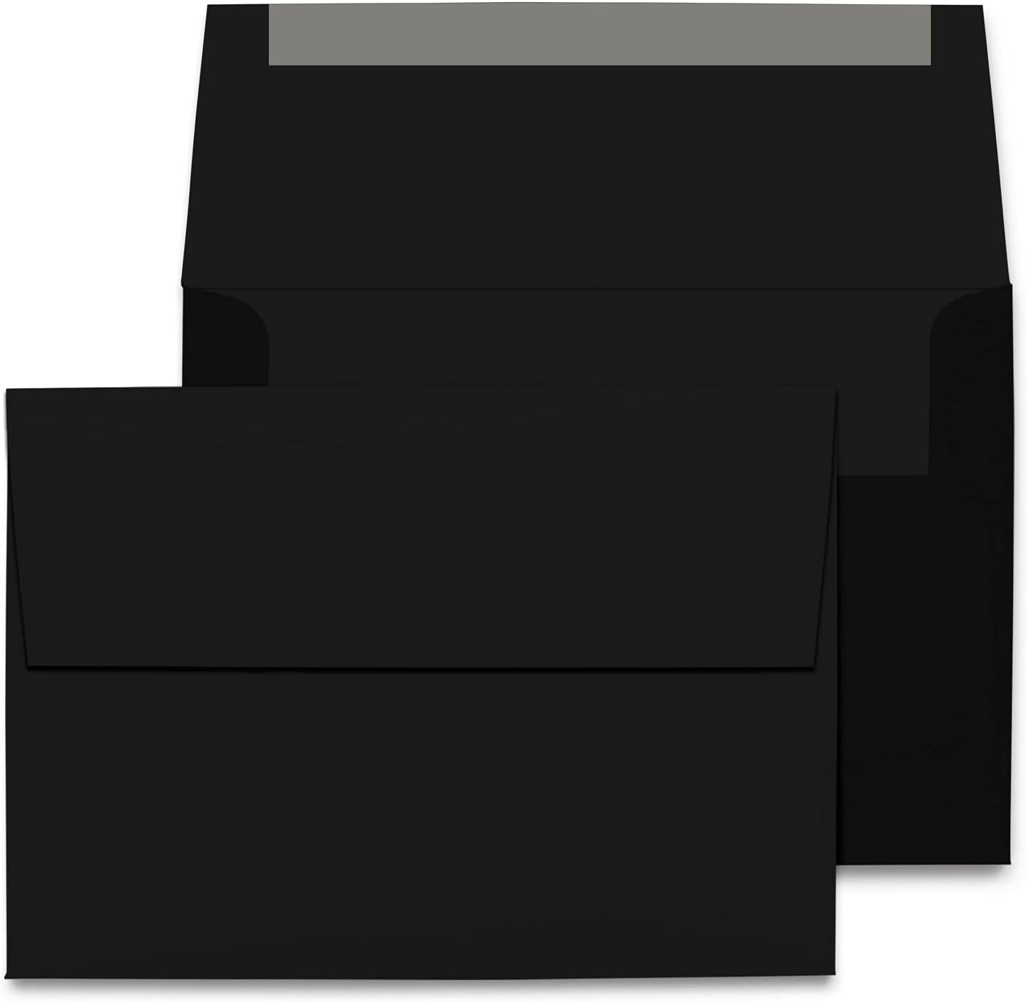 Premium Black 5x7 Envelopes (A7 Size 5 1/4" x 7 1/4