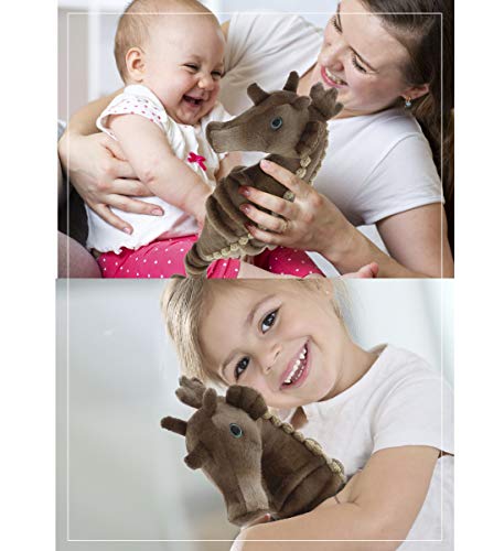 Dollibu Wild Stuffed Animals Soft Plush Collection, Best Storytime Buddy Animal Gifts For Children, Adorable Nursery Zoo Sea Horse Toy For Girls & Boys - 12 Inch #TOP7