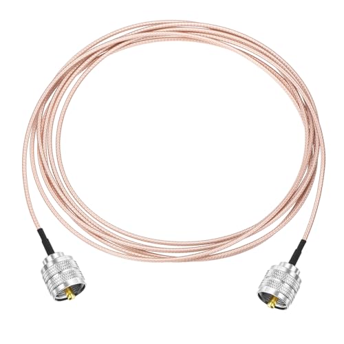 Câble coaxial RG316 50 Ohm à faible perte avec connecteurs UHF PL259 pour analyseur