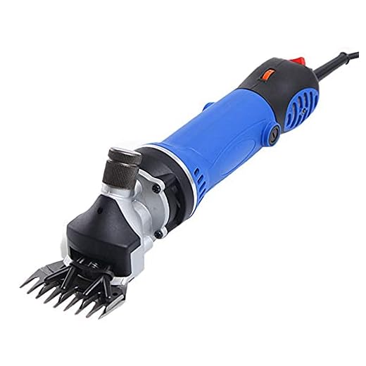 Fårskjuv 850W Professionella elektriska klippare Boskap Kraftigt drickbart djur Långt hår Pälsklippning 6 hastighetsklippare, 9 TAND RAKT BLAD