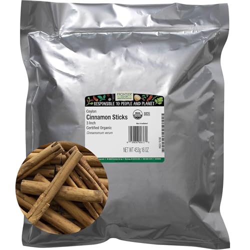 Frontier Co-op Organic Ceylon Cinnamon Sticks 3" 1lb