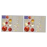 Photo Gallery togeval 2 pezzi adesivi natalizi parete palline rosse decorazioni feste natale pvc per finestre camera e casa Photo Gallery togeval 2 pezzi adesivi natalizi parete palline rosse decorazioni feste natale pvc per finestre camera e casa