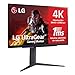 LG 27GR93U-B - Monitor Gaming Ultragear, 27", IPS, 3840x2160, 16:9, 1 ms/NVIDIA G-Sync/AMD FreeSync Premium/Hexagon Lighting, No Curvo, No Pivotable, Negro