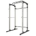 Fitness Reality Power Cage Squat Rack with Optional LAT Pulldown, Cable Crossover, 800 lb Capacity, Multi-Grip Pull-Up Bar, Adjustable Safety Bars, Strength Training for Home Gym