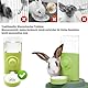 Norhogo Automatischer Wasserspender Kaninchen, Kaninchentrinker Futterautomat, 600 ML Hängend Trinkflasche Hasen Meerschweinchen Hamster Chinchilla Frettchen Grün, OneSize