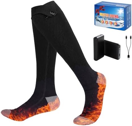 Warming Heated Socks for Men Women, Battery Powered Cold Weather Heat Socks