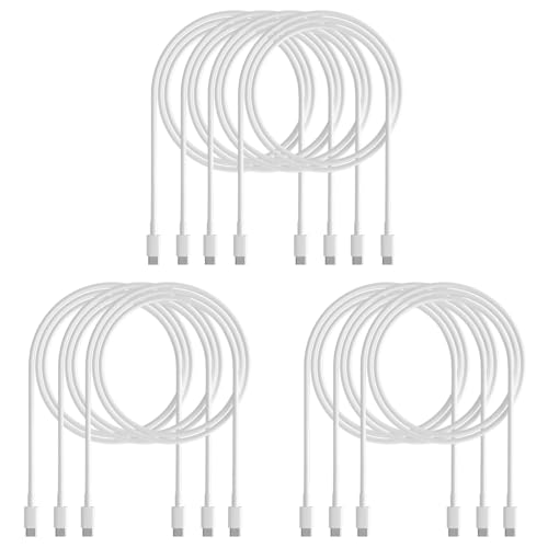 Kobilar USB C to USB C Cable Fast Charging, 10-Pack 3ft Type C Charging Cable for iPhone 17/16 Pro Max Plus, 65W C to C Cable for Samsung S25 S24, iPad Pro