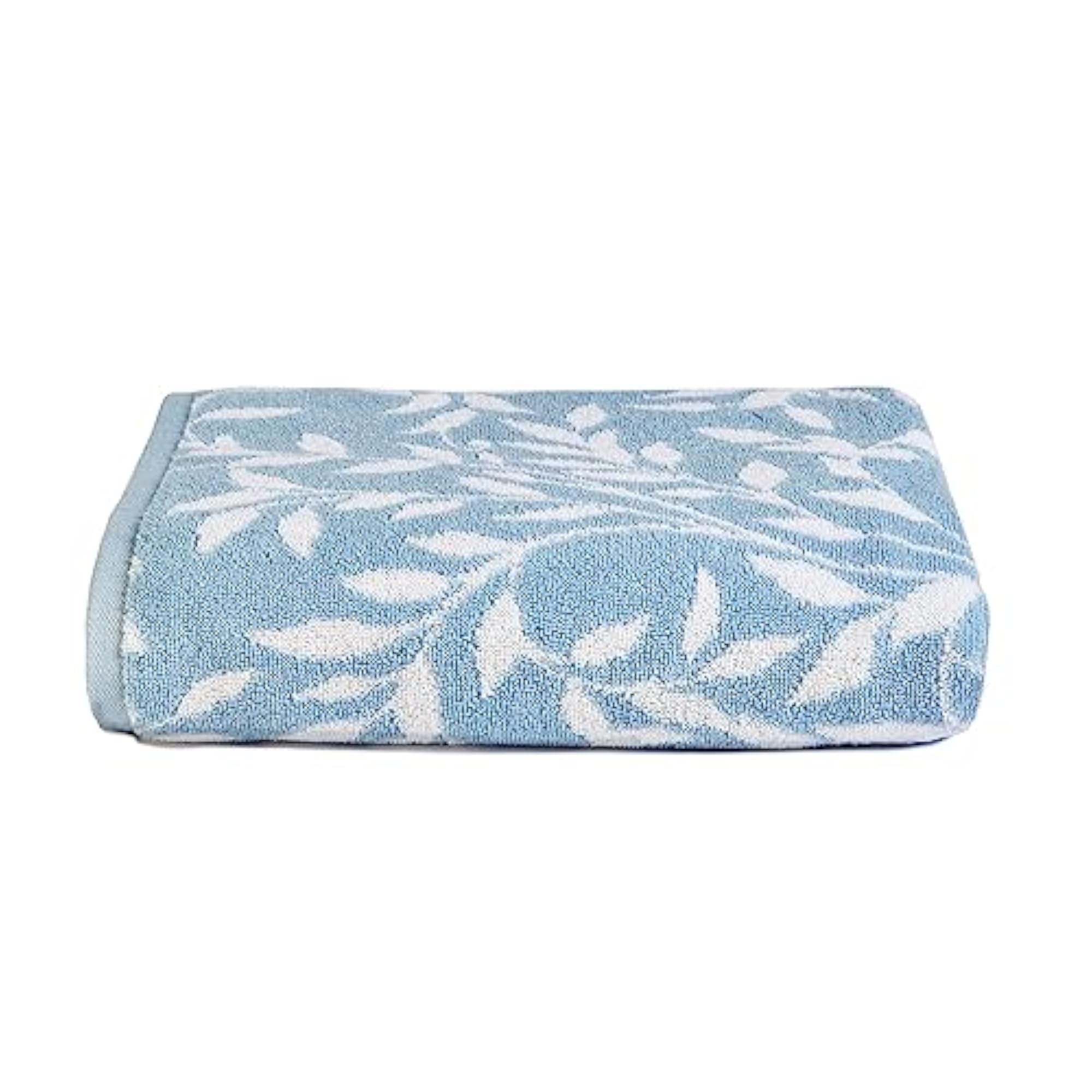Cotton Bath Towel, 70 x 130cm in Pale Blue