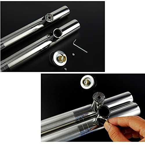 Manillar para mampara de ducha de diseño robusto para paneles de vidrio de baño 4