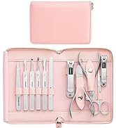 FAMILIFE Manicure Set Professional Manicure Kit Nail Kit - 11PCS Gifts For Her Nail Clippers Mani...