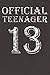 Produktbild Official Teenager 13: Notebook | Journal | Diary | 110 Lined Pages