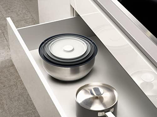 Joseph Joseph Prep & Store 100 Collection Prep and Store Nest Bowls, Stainless Steel