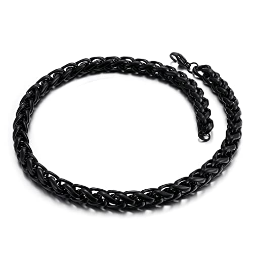 CPYGMXI Wheat Chain Stainless Steel, Link Necklace 45CM-65CM