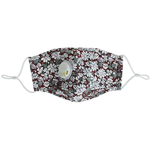 Preisvergleich Produktbild TTWOMEN Halstuch Bandana Gesichtstuch Sonnenschutz Unisex Bedruckte Baumwolle Atmungsaktiv Schlauchschal Multifunktionstuch Neckwarmer Stirnband Wandern Radfahren (C, One size)