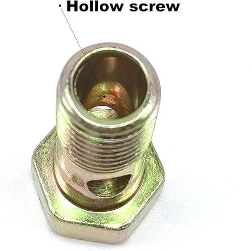 image for OBQSNS 4 Set 12mm & 14mm Diameter Banjo Hose Barb Bolt Fittings,Metric