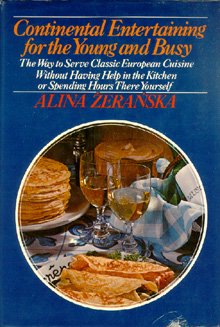 Hardcover Continental entertaining for the young and busy Book