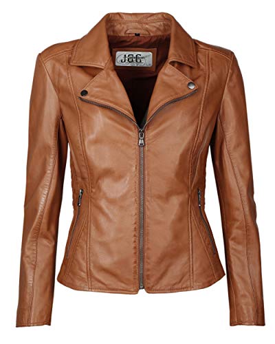 Preisvergleich Produktbild JCC Damen Lederjacke Erijona Cognac 38