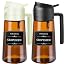 White Bottle-Black Cap 2PC