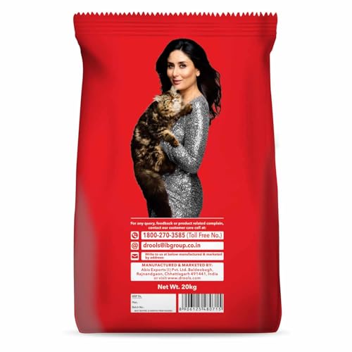 Image of Drools Bentonite Clumping Cat Litter 20kg Pack | Lavender Fragrance | Pet and People Friendly | Super Absorbent of Liquids | Chemical & Dust Free
