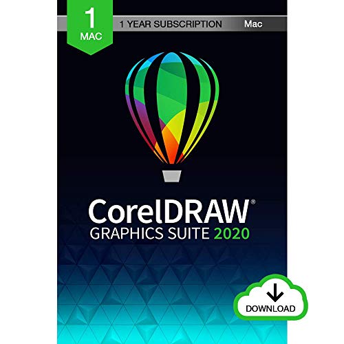CorelDRAW Graphics Suite 2022 | Graphic Design, Photo, and Vector Illustration Software | 1 Year Subscription [Mac Download]