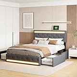 【Lit Double avec Station de Charge】 Ce lit double est également équipé de ports de charge USB et Type-C, permettant aux utilisateurs de charger leurs téléphones mobiles, tablettes et autres appareils à tout moment pendant leur repos, répondant ainsi à la demande moderne de commodité pour la charge des appareils électroniques