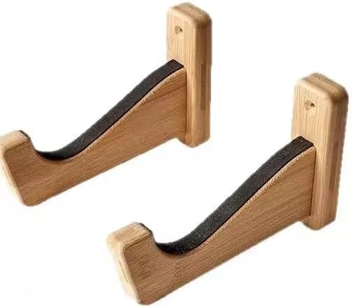 Surfboard Wall Mount, Padded Bamboo Surfboard Storage Rack