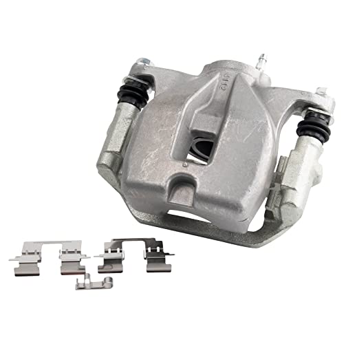 Image of TRQ Rear Brake Pad and Rotor Set Ceramic G Coated Rotors Calipers