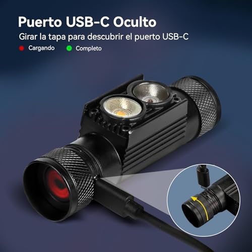 Linterna de Cabeza LED 90 High CRI Sofirn D25LR Impermeable IPX6 5