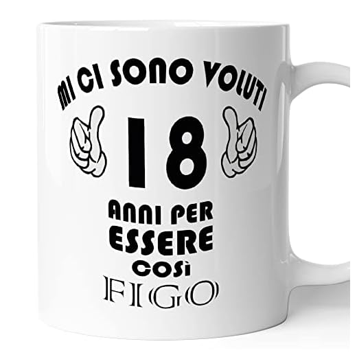 Taza Mug 18 años para convertirse en Figo Cumpleaños Regalo – Eventos