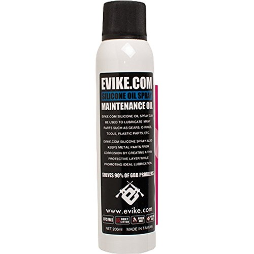 Evike - Competition Grade Airsoft/Firearm Silicone Lubricant Oil Spray - 200ml / 6.7oz Large Can - (PID: 25170)
