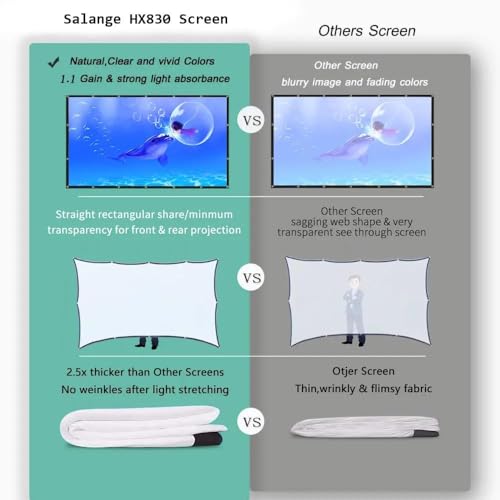 Pantalla para proyector portátil plegable 133 pulg. miniatura 3