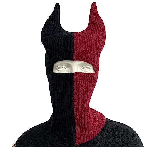 Vynetra Gorro de invierno de alta elasticidad, resistente al viento, tejido de color a juego para mujeres y hombres, mantiene las orejas calientes para adultos
