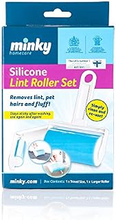 Silicone Lint Roller Set 2 Pack, Multi-colour, MKLINTSET