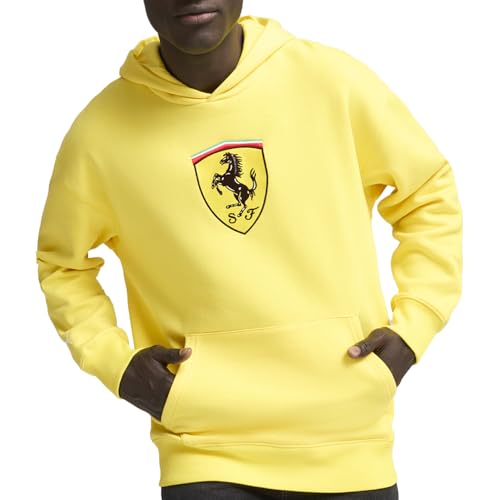 PUMA Mens Scuderia Ferrari Race Shield Hoodie Athletic Outerwear