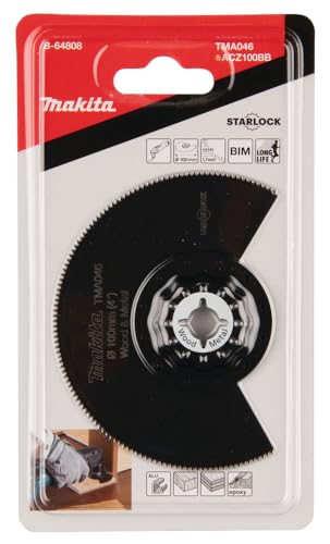 Makita B-64808 Lama Segmentata Bimetallica Starlock 100mm 15TPI Legno/Metallo
