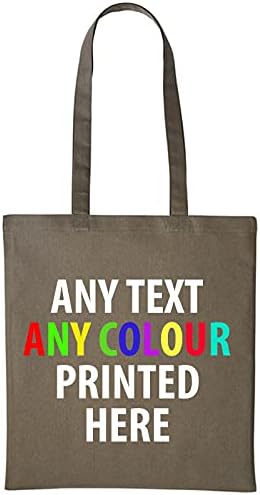 Personalised Tote Shopping Bag Cotton Gym Beach Bridesmaid Hen Do Wedding Custom Tote Bag - Any Text | Any Colour