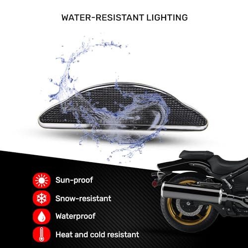 Feu stop LED clignotants pour remplacer optique arrière Warrior teinté