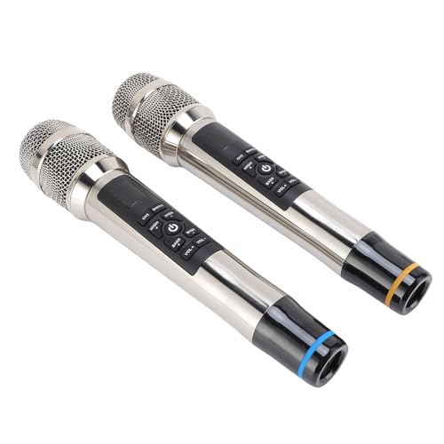 Jectse Microphone Métallique sans Câble avec Salle pour L'extérieur, la Connexion Polyvalente et la Large compatibilité, Le Noyau de Microphone Dynamique importé