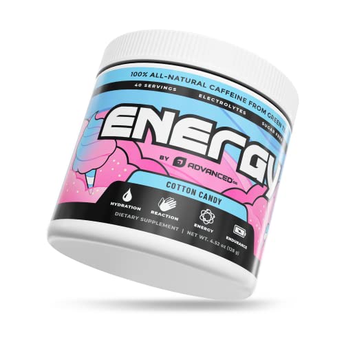 Advanced Energy Energy Boosting Formula With Electrolytes For Hydration - L-Theanine To Combat Jitters - Sugar Free & Keto Friendly - No Maltodextrin (40 Servings) (Cotton Candy) #TOP7