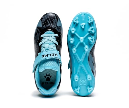 KELME Kids Soccer Cleats, Boys Girls Firm/Artificial Ground Shoes, Outdoor Football Baseball4