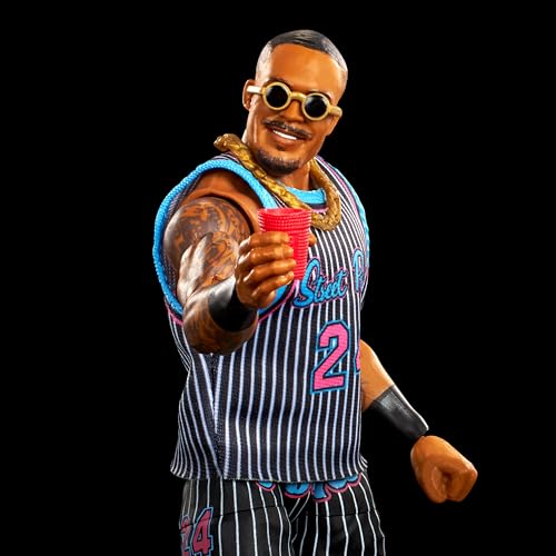 Image of Mattel WWE Montez Ford Elite Collection Action Figure with Accessories, Articulation & Life-like Detail, Collectible Toy, 6-inch