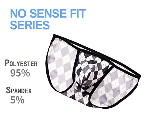 Faringoto Men's Briefs Polyester Ice Silk Low Waist Briefs And Breathable Underwear Brown #TOP4