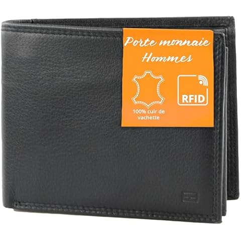 Garzini Portefeuille Homme Cuir Noir Cover