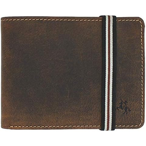 VISCONTI Leather Wallet with RFID Blocking Cover