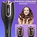 BUJIYI Automatic Rotating Curling Iron, Automatic Curling Iron, 4 Temperature Settings for All Hair Types, 3 Heating Durations for Diverse Styles, Professional Styling Curling Wand (Black)